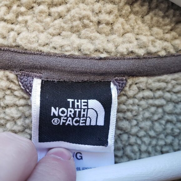 5/$100 SALE -  The North Face ReTool Quarter Zip Sage Green Pullover Sweater - Picture 7 of 9